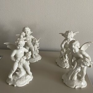 Dresden set of four cherubs